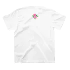 miyu1990のピンクの薔薇 スタンダードTシャツの裏面