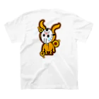 livlargeのマスクぶたうさぎ スタンダードTシャツの裏面