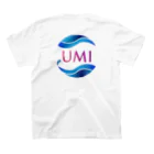 UMITOKENのUMIてぃしゃつthree スタンダードTシャツの裏面