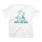 tsuttoooooonのおしりプリントTokyo lazy bear スタンダードTシャツの裏面