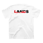 LANDSのLANDSロゴ スタンダードTシャツの裏面