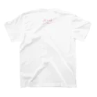 asahi official goods store の薔薇と手 Regular Fit T-Shirtの裏面