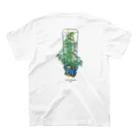 YMT.のWeek end weeds. スタンダードTシャツの裏面