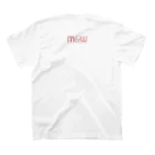 minaandwheelchairのm&w OFFICIAL スタンダードTシャツの裏面