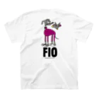 イタグレショップのFIOさん専用 背面プリント スタンダードTシャツの裏面