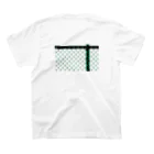 采-aya-の金網フェンス裏表 Regular Fit T-Shirtの裏面