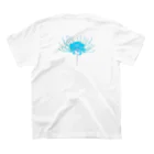 SH-のThe blue cluster amaryllis スタンダードTシャツの裏面