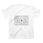 古春一生(Koharu Issey)のSEIIPPAI★IKITERU(ver.6) スタンダードTシャツの裏面