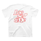 LOOSE SUPPLYのloose time love スタンダードTシャツの裏面