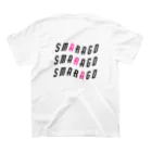 smaragdのSmaragd neon pink スタンダードTシャツの裏面