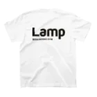 LampPlusBoulderingGYMのペーシックLampロゴ スタンダードTシャツの裏面
