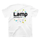 LampPlusBoulderingGYMのLampちゃんロゴ黒 スタンダードTシャツの裏面