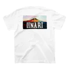  岡田直也のIINARItシャツ(富士) スタンダードTシャツの裏面