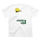 people with soulsの今日はSaturday Night スタンダードTシャツの裏面