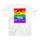 ATiDのATiD rainbow T-shirts スタンダードTシャツの裏面