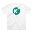kyozonplusの両面　オレンジ+グリーン　kyozonplus Regular Fit T-Shirtの裏面