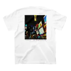 Haruki HorimotoのWhere Amazing Happenes white frt Regular Fit T-Shirtの裏面