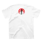 切り絵ariの侍-RED Regular Fit T-Shirtの裏面