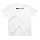 un_grn (月刊アングラ)のun_grn (black logo)【前】/under_ground (black logo)【背】: TS Regular Fit T-Shirtの裏面