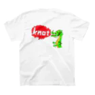 knotのknot Tシャツ(ドラゴン) スタンダードTシャツの裏面