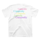 ComposkyのLETTERs スタンダードTシャツの裏面