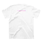 hinotamawallのFire Works pink Regular Fit T-Shirtの裏面