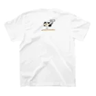 冷珈琲館の＼たのしい／ねこ Regular Fit T-Shirtの裏面