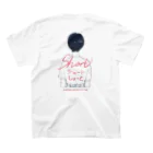 丁花🍎の【背面】short ショート しょーと スタンダードTシャツの裏面