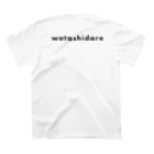 LightsMEの背中で訴える watashidare スタンダードTシャツの裏面