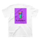 k.chubbyの贅沢メロンソーダTシャツ スタンダードTシャツの裏面