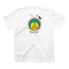 Ruff-LifeのRuff Life PEACE スタンダードTシャツの裏面