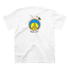 Ruff-LifeのRuff Life PEACE スタンダードTシャツの裏面