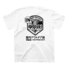 Too fool campers Shop!のゆるBUSH OUTDOOR x inoutdoor.work x 1minutes feather chopstick challenge スーパーコラボ スタンダードTシャツの裏面