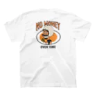 FRONT CURLのNO MANEY_OVER TIME スタンダードTシャツの裏面