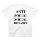 こころやさしい犬。のANTI SOCIAL DISTANCE スタンダードTシャツの裏面