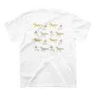 Sharroodの馬と花のTシャツ（背面プリント有） Regular Fit T-Shirtの裏面