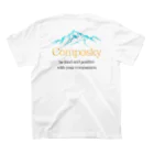 ComposkyのMOUNTAIN スタンダードTシャツの裏面