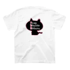 おつまみのさくらねこ推進部ひげなし体あり Regular Fit T-Shirtの裏面