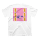 _tarosan_のelectrical gyoza party pink Regular Fit T-Shirtの裏面