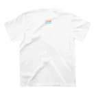 COLOR of the MANのTriple OYAJI -white- スタンダードTシャツの裏面