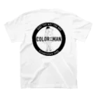 COLOR of the MANのCircle Logo -white- スタンダードTシャツの裏面