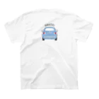 HEART BEAT MOTOR CLUBのCIAO! GRAZIE! ライトブルー スタンダードTシャツの裏面