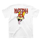 ワロタワロタパラダイスのKEEP CRAZY スタンダードTシャツの裏面