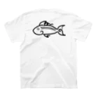 KRDの魚拓 スタンダードTシャツの裏面