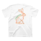 821-082のCAMPER animallogo スタンダードTシャツの裏面