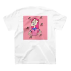 やめごんのCotton candy hair girl スタンダードTシャツの裏面