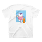 Chipafujiのハチワレねこ　ごぶりん　サングラス スタンダードTシャツの裏面