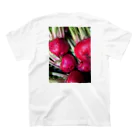 alitaliaのフォトTシャツ　beets スタンダードTシャツの裏面