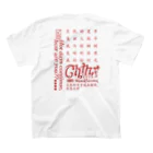 onigiri-dayoの【漢字】トロピカルCHILL【中国語】赤 スタンダードTシャツの裏面