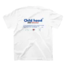 child hood friendのchild hood　Tシャツ スタンダードTシャツの裏面